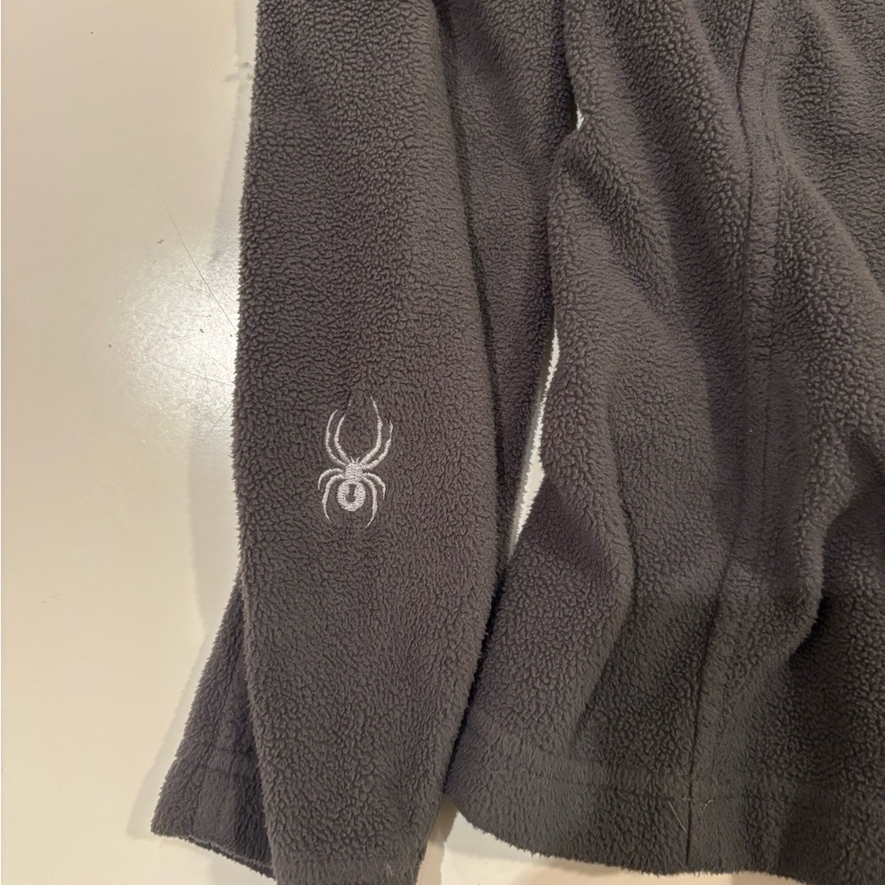 Spyder Women’s Gray Half-Zip Ski Fleece - Picture 3 of 3